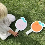 SunnyLife Ρακέτες Παραλίας Παιδικές Velcro Poppy the Peach Multi 26180112