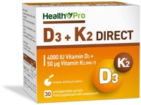 Health Pro D3 & K2 Direct 30 Φακελάκια
