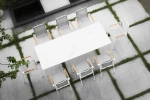 Aspen/D7-White Dining Set