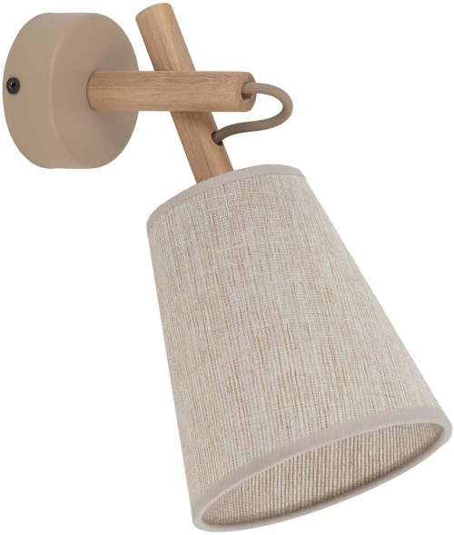 Φωτιστικό Τοίχου Vaio 11604 1xE27 14,5x25x28cm Sand TK Lighting