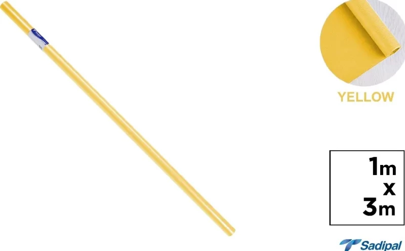 Χαρτί Ρολό ΚΡΑΦΤ Κίτρινο 1m x 3m 100gr sadipal 10609