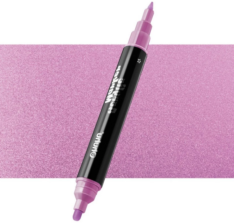 Ακρυλικός Μαρκαδόρος Ohuhu με Διπλή Μύτη - M703 - Metallic Pink