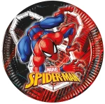 ΧΑΡΤΙΝΑ ΠΙΑΤΑ 20 εκ. 8 τεμ. SPIDERMAN WORLD OF WEB (#97314)