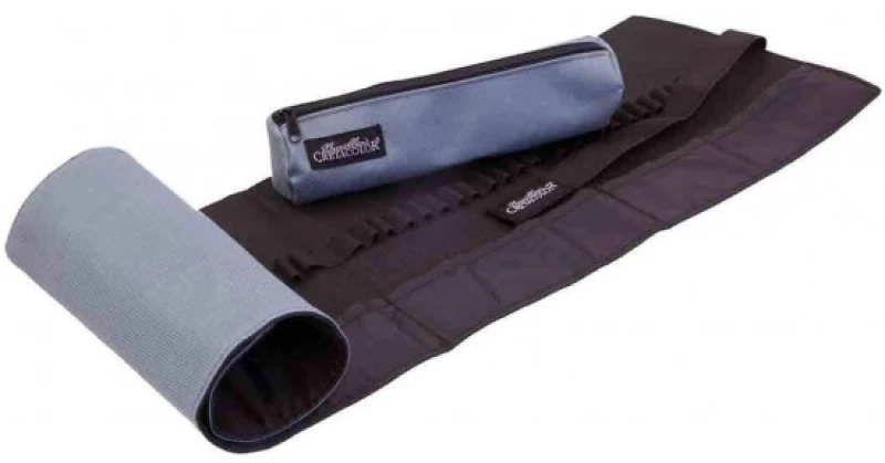 ΘΗΚΗ ΜΟΛΥΒΙΩΝ ΠΙΝΕΛΩΝ 48ΘΕΣΕΩΝ CRETACOLOR ROLL-UP ΜΕ ΚΑΣΕΤΙΝΑ  43040