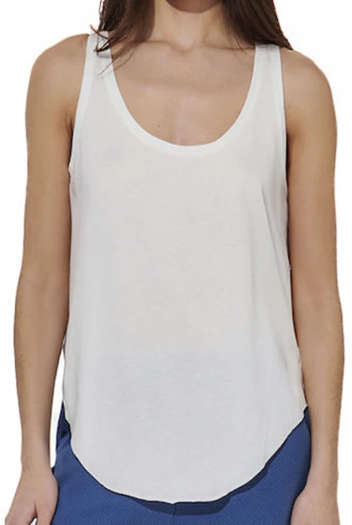 BODY ACTION BODY ACTION W MODAL TANK TOP 041617-01-WHITE