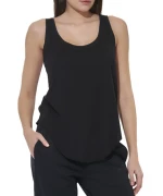 BODY ACTION BODY ACTION W MODAL TANK TOP 041617-01-BLACK
