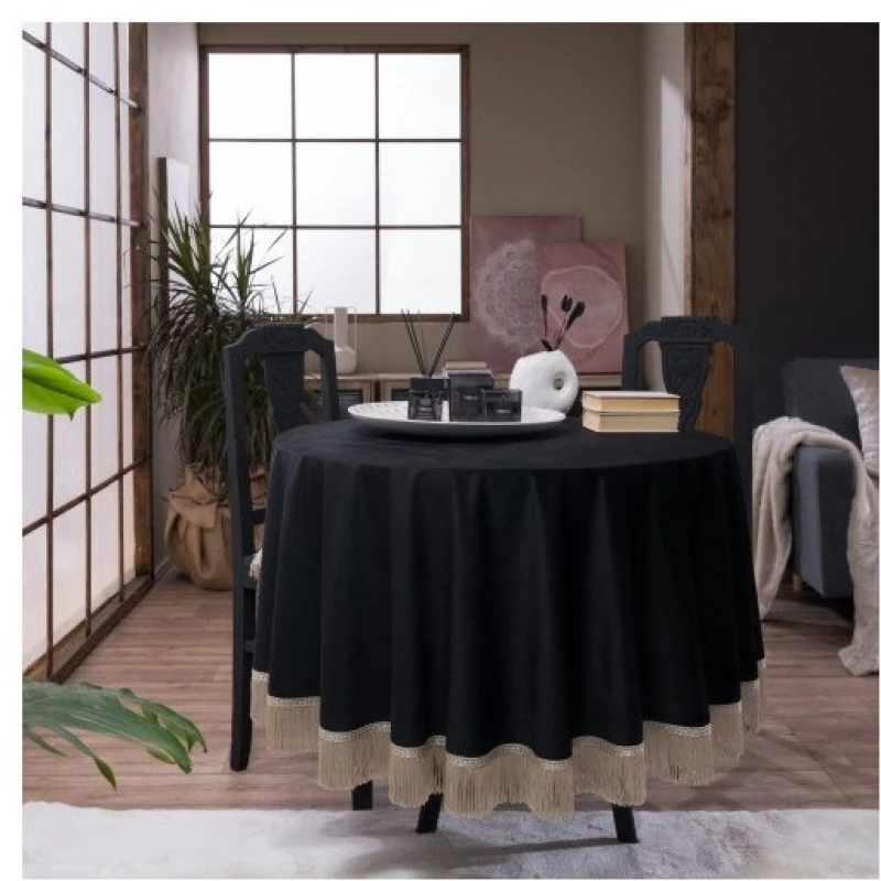 Ροτόντα Teoran Velvet 06 - Φ180cm με κρόσι