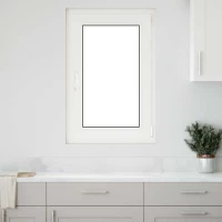 Παράθυρο Κάτω Στρώματος RISOR Λευκός 60 x 100 cm PVC και Γυαλί
