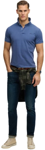SUPERDRY VINTAGE DESTROY POLO TEE (M1110451A-D8Y) (M1110451A-D8Y)
