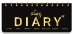 Εβδομαδιαίο Diary Σπιράλ Μαύρο Ρενέ