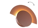 Φωτιστικό τοίχου καφέ Sunrise 4352901 Viokef 4352901