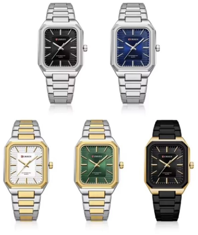Ρολόι με Μεταλλικό Μπρασελέ CURREN 8457 Golden Silver