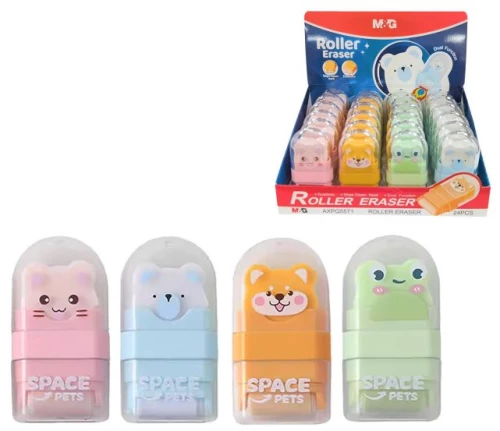 M&G Γόμα & Καθαριστής Space Pets 4 Σχέδια