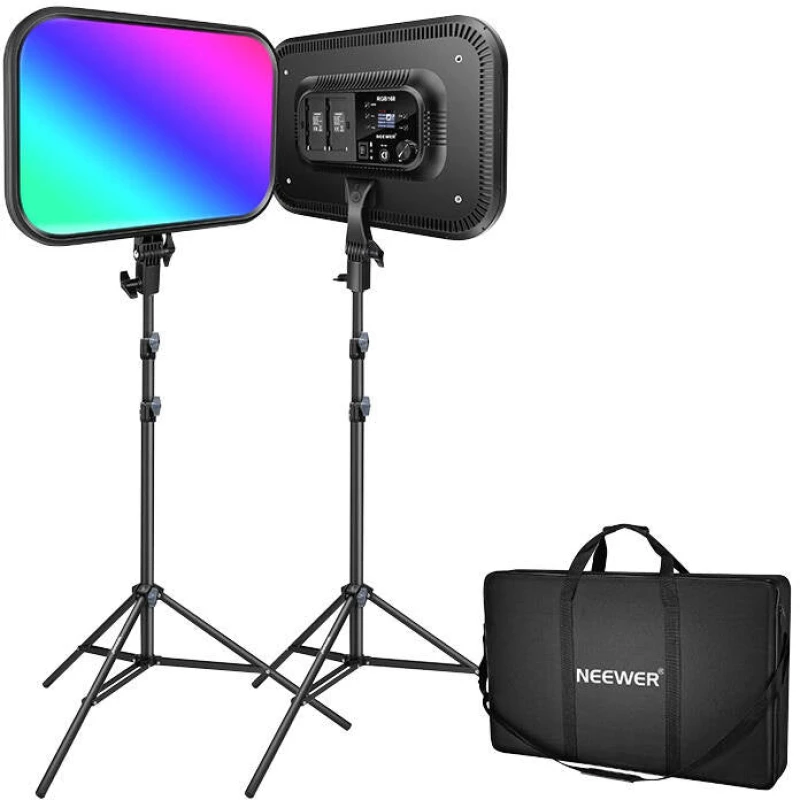 Kit Neewer RGB168 RGB LED, two lamps 60W 2500-8500K