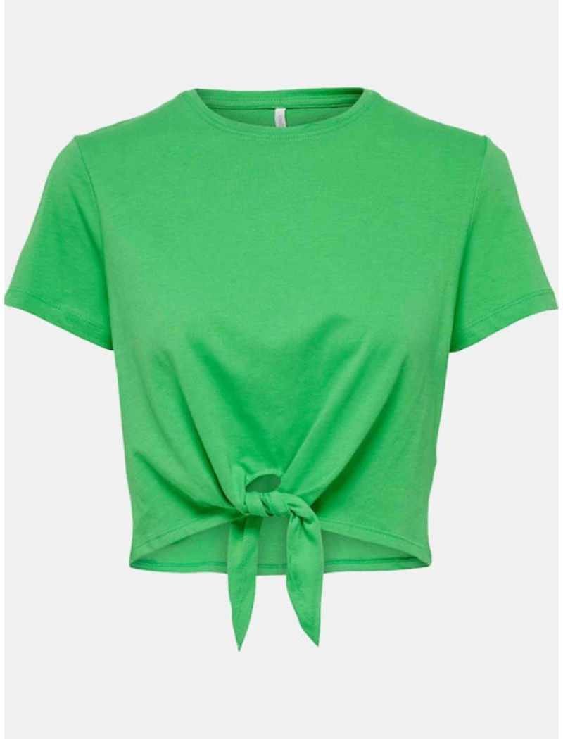 Only 15257467 Γυναικείο Crop T-shirt - Πράσινο