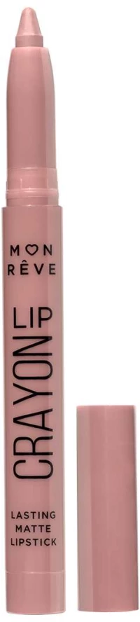 Mon Reve Lip Crayon Pencil Matte 25gr - 01 LATTE