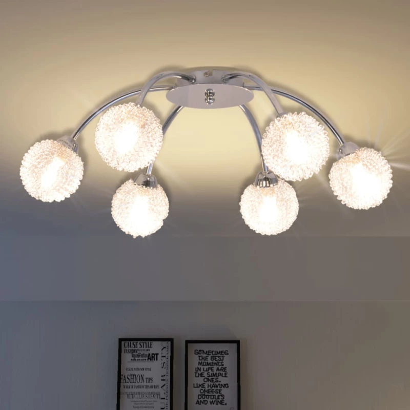 Φωτιστικό Οροφής με 6 LED Λαμπτήρες G9 240 W |50491