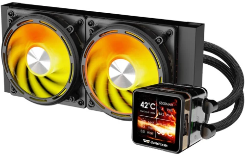 DarkFlash Water Cooler DE240 Black