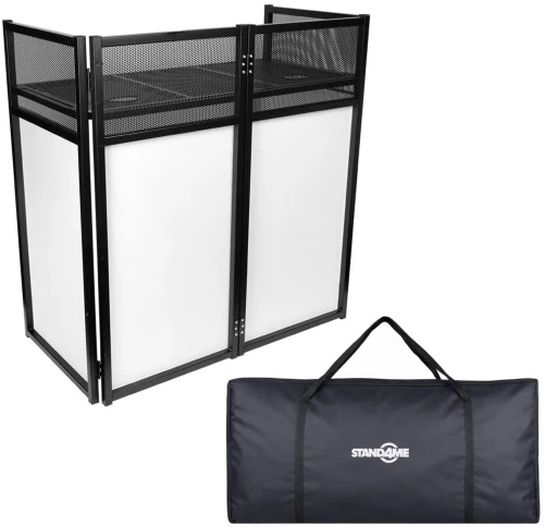 Stand4Me DJ Screen XL - DJ Folding Table με Black/White Screen XL