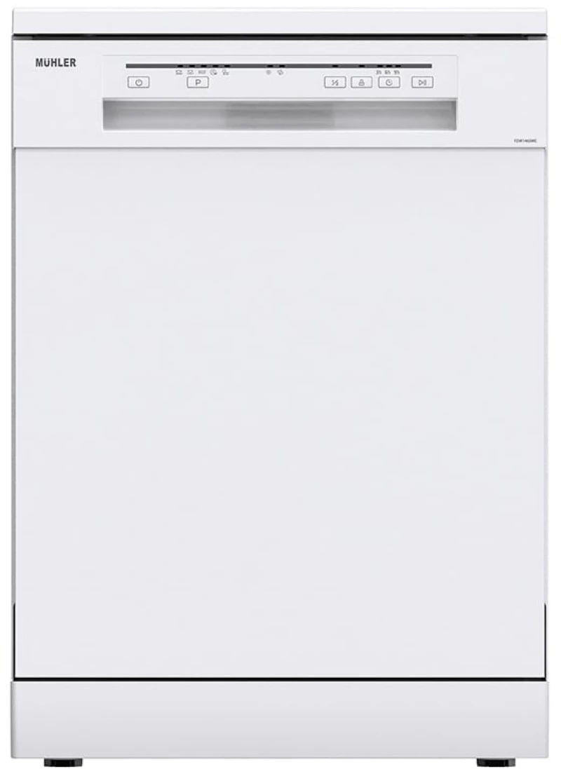 Muhler FDW1460WE Πλυντήριο πιάτων 60cm για 14 Σερβίτσια Λευκό , E