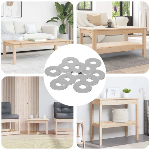 Βίδες 12 pcs Ασημί 12 x 12 x 1,2 χιλ Σίδερο |864461