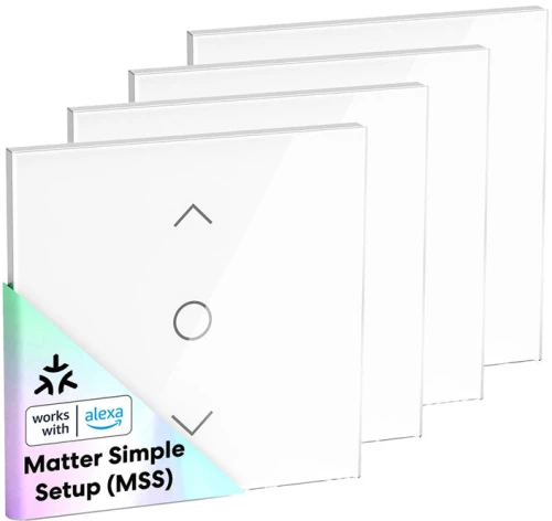 Smart roller shutter switch MEROSS MRS100MA(EU) Wi-Fi (Matter) (Set of 4 pcs)