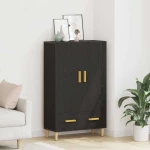 Highboard με συρτάρι Μαύρο 70 x 31 x 115 εκ Επεξεργασμένο ξύλο |862763