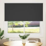 Roller Blind Blackout Μαύρο 150x150 cm Πλάτος υφάσματος 146,6cm |4010878