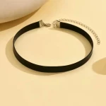 Γυναικείο Choker CB80677 Δερματίνη - Μαύρο