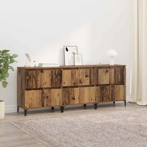 Παραδοσιακά Πλευρικά Έπιπλα 3 pcs Παλιό Ξύλο 60 x 35 x 70 cm |3415564