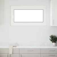 Παράθυρο Κάτω Στρώματος RISOR Λευκός 110 x 70 cm PVC και Γυαλί |42047217