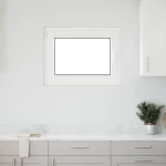 Παράθυρο Κάτω Στρώματος RISOR Λευκός 80 x 70 cm PVC και Γυαλί |42047201