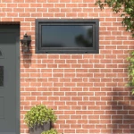 Παράθυρο Κάτω Στρώματος RISOR Ανθρακί 110 x 70 cm PVC και Γυαλί |42047341