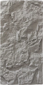 PANEL PU ΤΕΧΝΗΤΗΣ ΠΕΤΡΑΣ 321040 MOUNTAIN ROCK 600/1200mm LIGHT GREY |