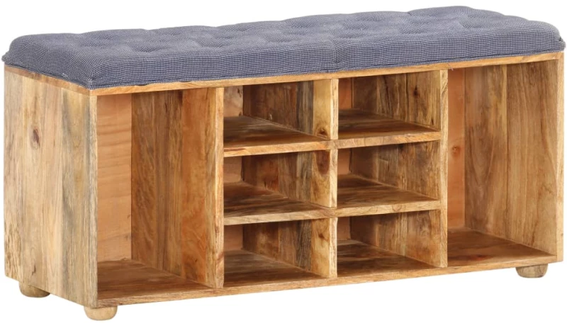 vidaXL Πάγκος Χολ 100 x 35 x 47 εκ. από Μασίφ Ξύλο Μάνγκο