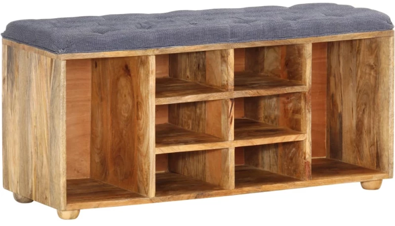 vidaXL Πάγκος Χολ 100 x 35 x 47 εκ. από Μασίφ Ξύλο Μάνγκο