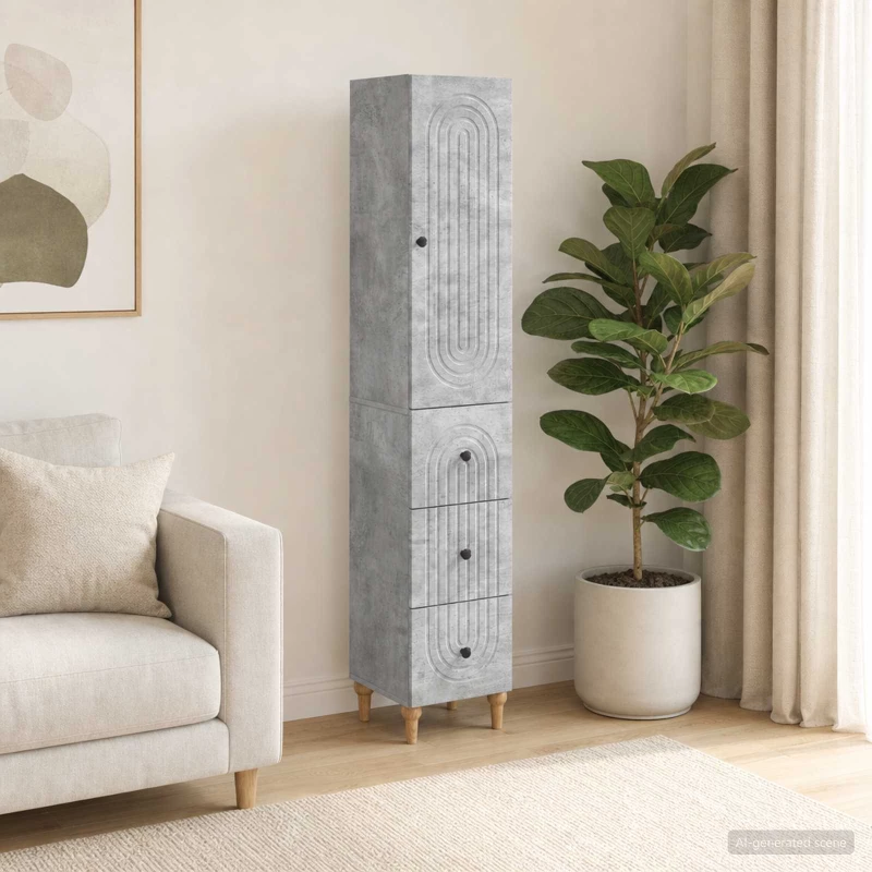 Σέτ Ντουλαπιών 2 pcs 33 x 34,5 x 90 εκ Επεξεργασμένο Ξύλο |3416469