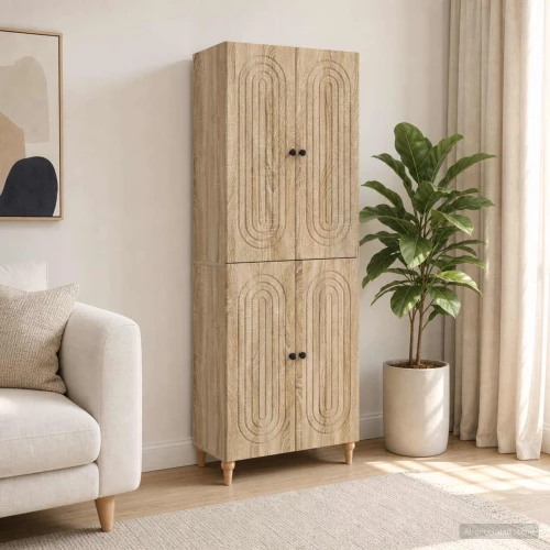 Σέτ Ντουλαπιών 2 pcs 66 x 34,5 x 90 εκ Επεξεργασμένο Ξύλο |3416441