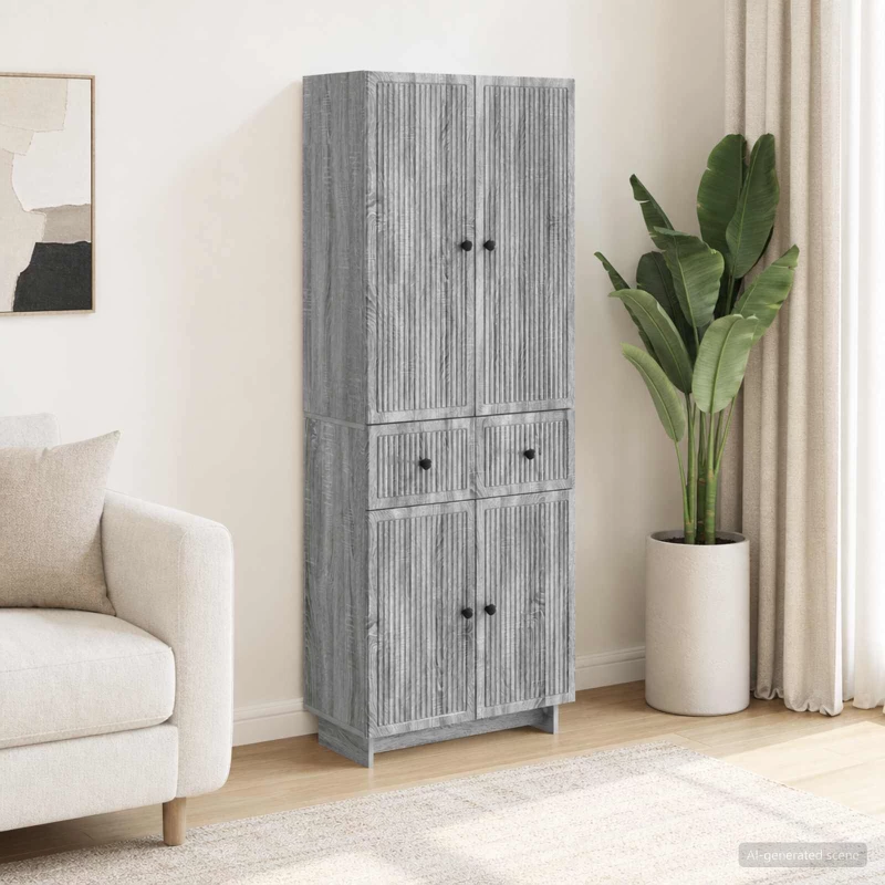 Σέτ Ντουλαπιών 2 pcs 66 x 34,5 x 90 εκ Επεξεργασμένο Ξύλο |3416409