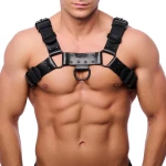 Bulldog - Δερμάτινο Harness - S/M