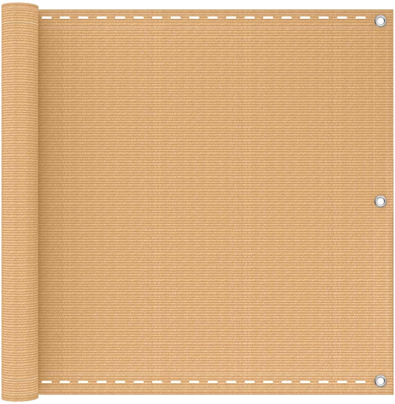 Οθόνη Μπαλκονιού Άμμος 90 x 800 cm HDPE και Αλουμίνιο |4003280