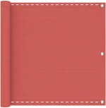 Οθόνη Μπαλκονιού Τερακότα 75 x 1200 εκ HDPE και Αλουμίνιο |4002952
