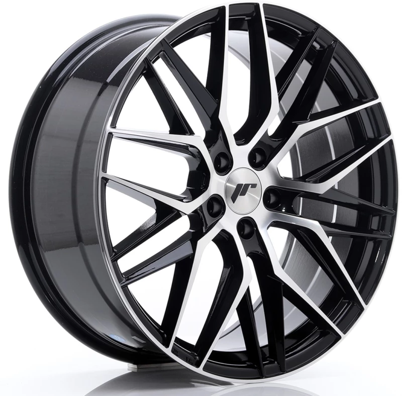 JR Wheels JR28 20x8,5 ET40 5x108 Gloss Black Machined Face