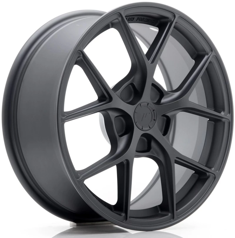JR Wheels SL01 17x7 ET20-40 5H BLANK Matt Gun Metal