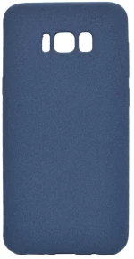 Θήκη σιλικόνης TPU Ultra Slim 0.3mm soft υφή mat για Samsung S8 Plus - σκούρο μπλε