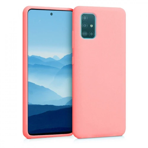 SILICONE CASE SOFT TOUCH SAMSUNG GALAXY A71 NEON PINK 100.0495