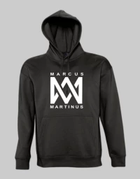 MARCUS & MARTINUS hoodie - BLACK