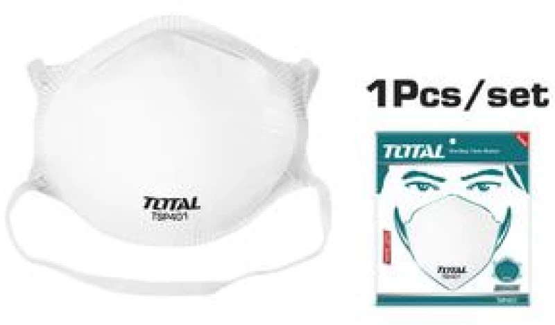 Total TSP401 Μάσκα Προστασίας Μιας Χρήσης FFP2 1τμχ