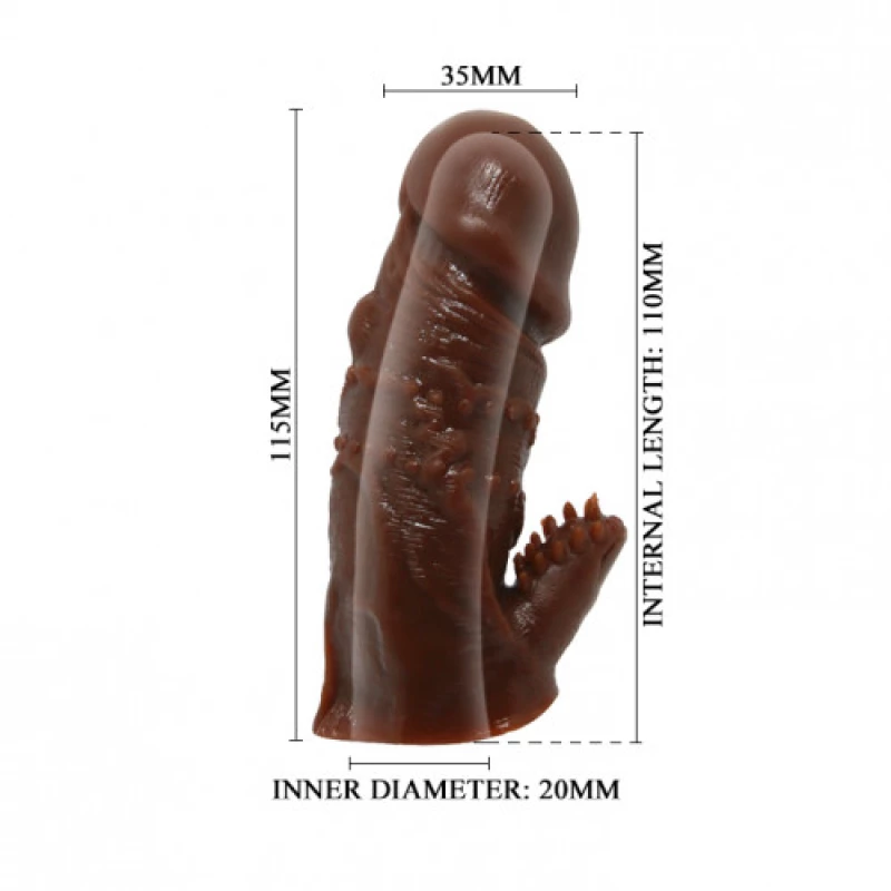 Baile Cock Sleeve Veins Brown