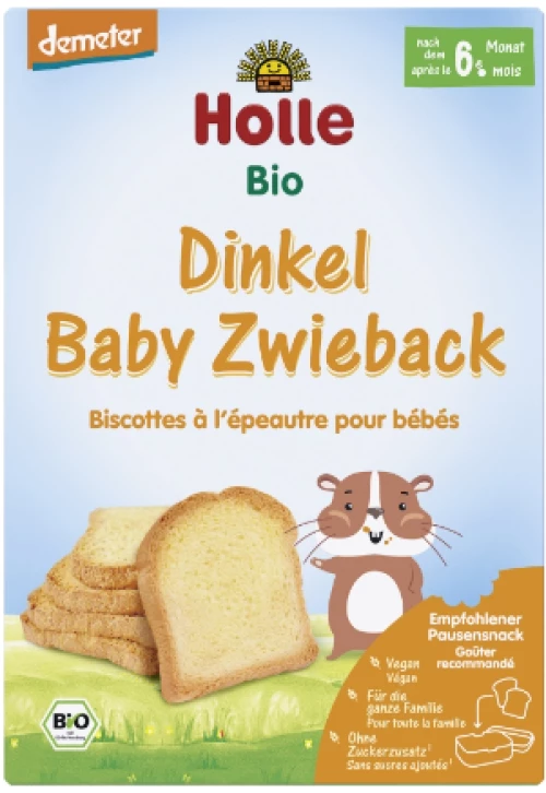 Holle Παιδικές Φρυγανιές Ντίνκελ 200gr